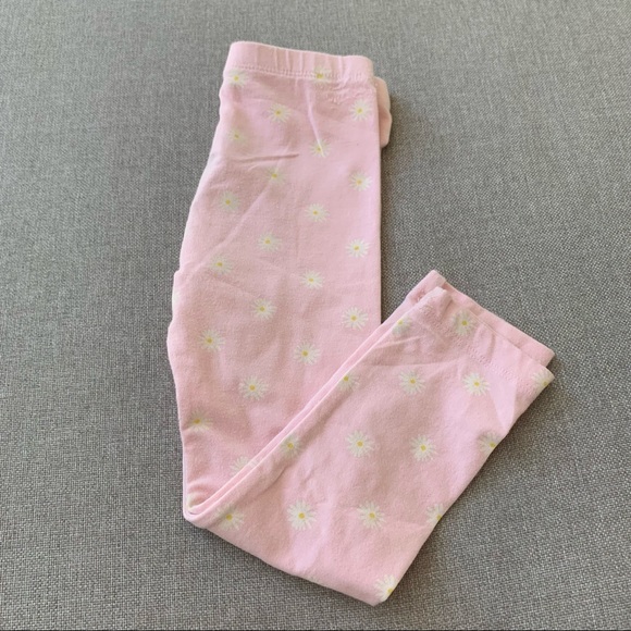 Old Navy Other - ☀️ 3/$15 Old Navy Pink Daisy Leggings